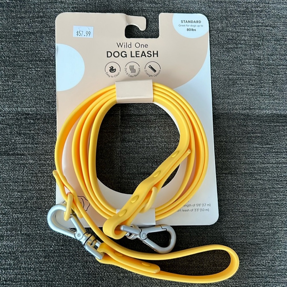 Wild One Dog Leash - Yellow